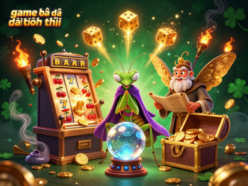 Experience game bài đổi thưởng uy tín with animated characters enhancing the thrill of online casinos.