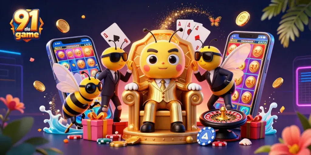 Engage in vibrant 91 club game showcasing thrilling slot gaming activities.