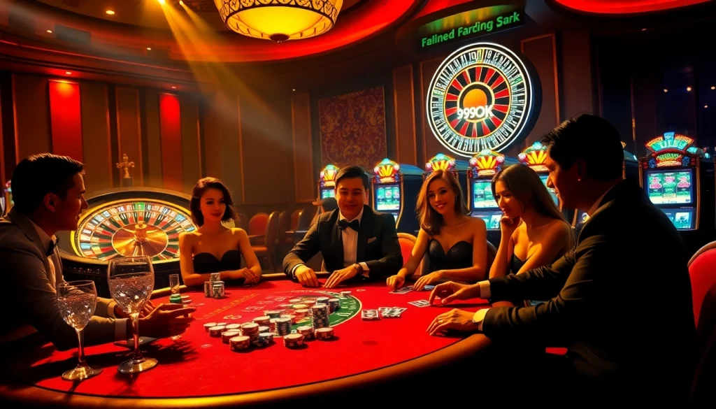Win big at 99ok with thrilling poker games and glamorous casino settings.