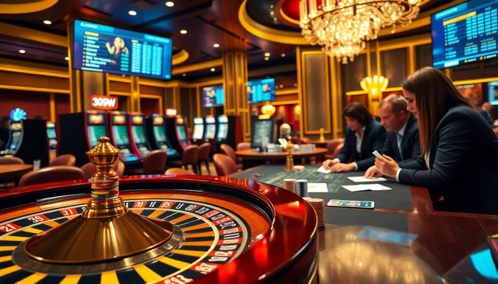 Experience the thrill of online gambling at 399W's luxurious casino scene with modern betting options.