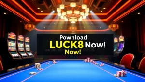 Experience excitement in the vibrant online casino scene with tải LUCK8 highlighted prominently.