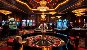 Experience luxury gambling at https://tr88.forum/ featuring a vibrant casino with high-stakes roulette and engaged players.