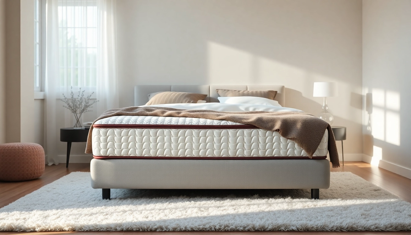 Shop the queen mattress sale for premium comfort and stylish design in a serene bedroom environment.