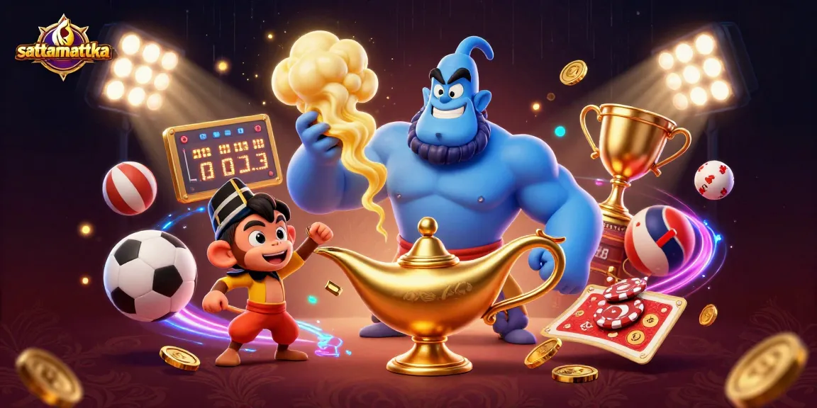 Engage in thrilling sattamattka gameplay as vibrant characters and sports elements come alive.