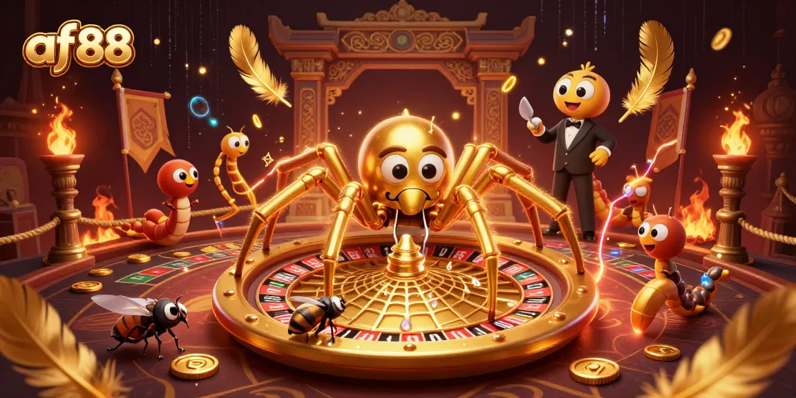 Spin and win at af88 with this captivating 3D casino scene featuring vibrant gambling dynamics.